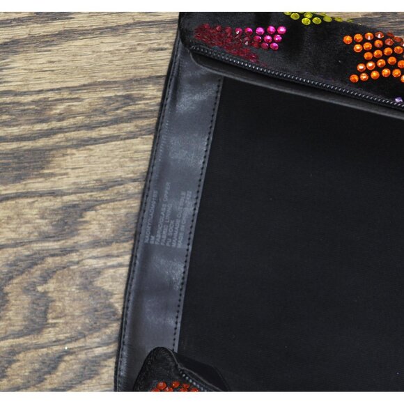 Betsey Johnson Womens Rhinestone Naomy Boot NAOM01S5 Black Multi 6M - Picture 8 of 13